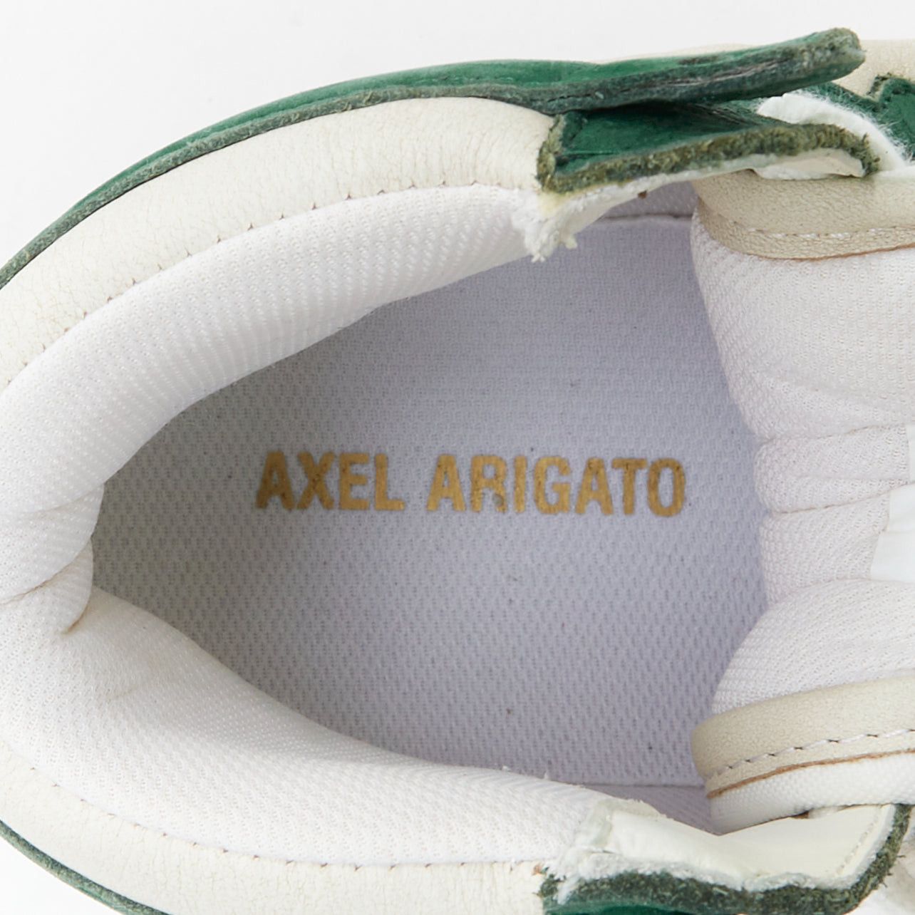 Axel Arigato AXEL ARIGATO Dice green seude white leather high top sneakers EU36 Size US 6 / IT 36 - 10 Thumbnail