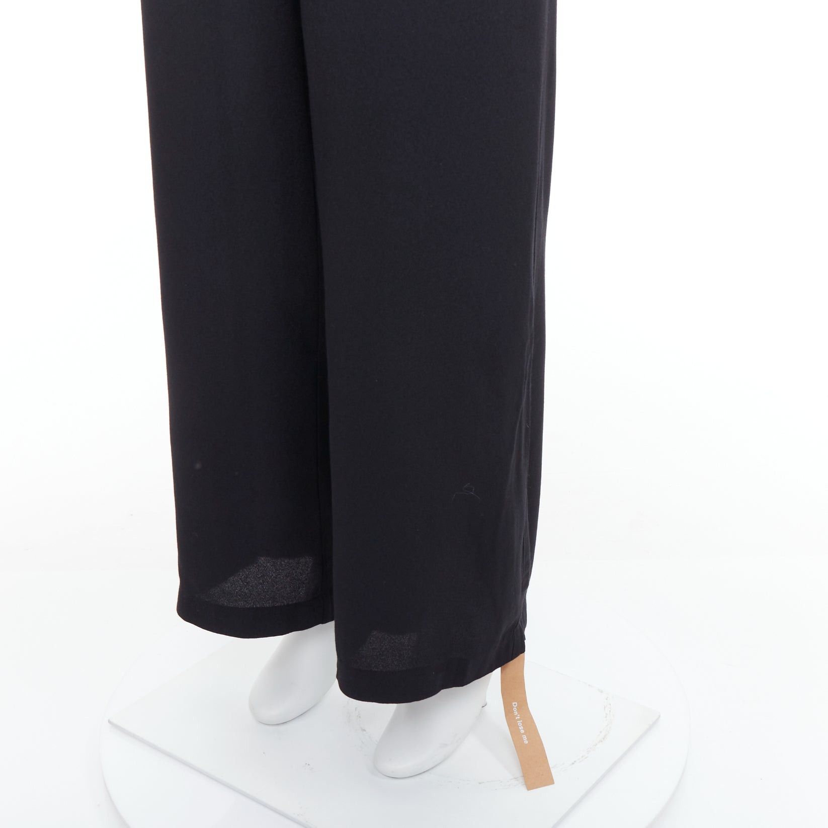 Reformation REFORMATION Lela black viscose blend strapless wide leg jumpsuit US2 S Size 27" / US 4 / IT 40 - 7 Thumbnail