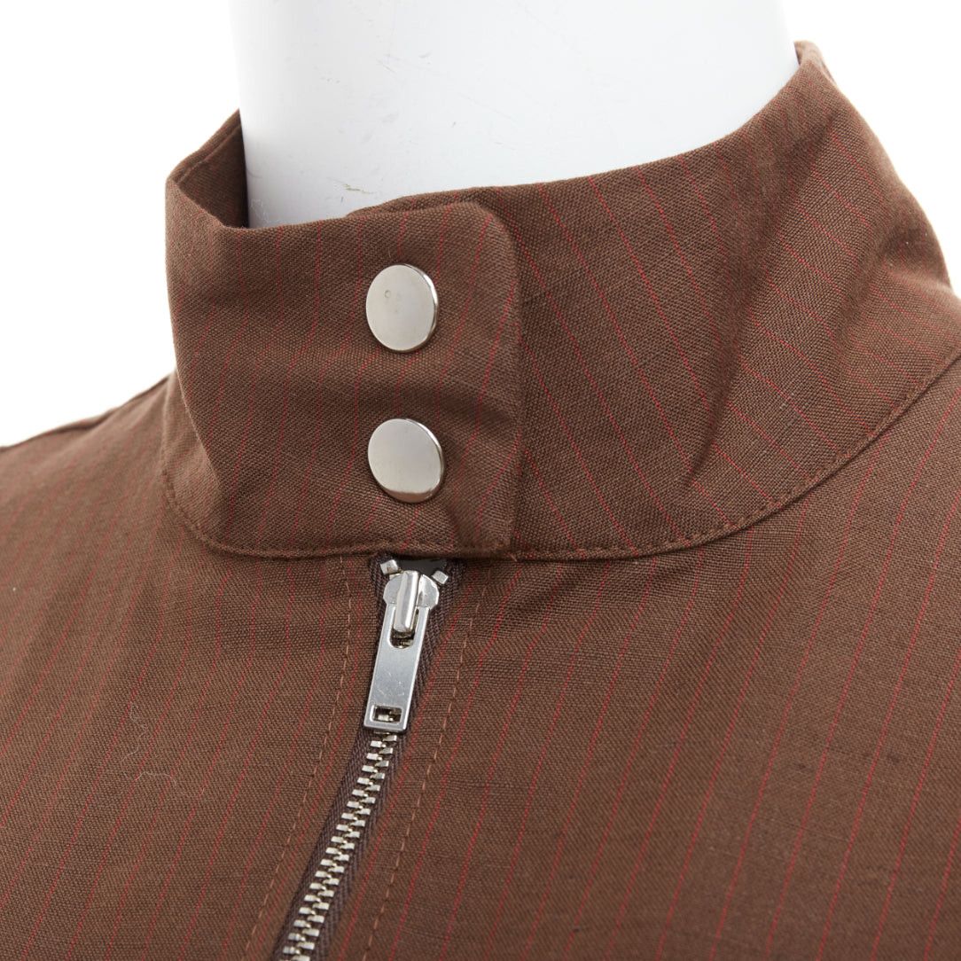 Paloma Wool PALOMA WOOL brown linen organic cotton pocketed sleeveless top XS Size S / US 4 / IT 40 - 2 Thumbnail