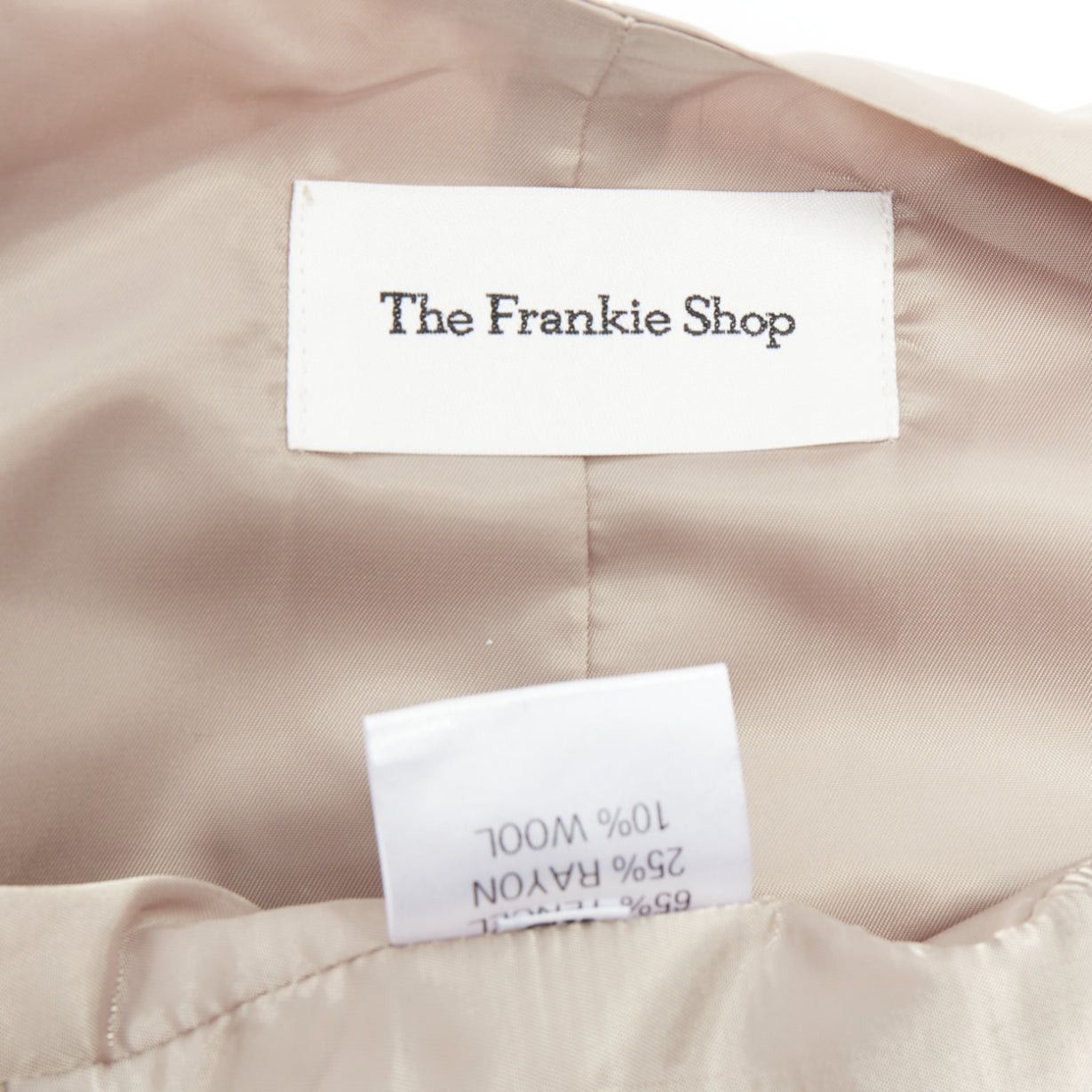 Frankie Shop FRANKIE SHOP Gelso khaki tencel buttons waistcoat vest top XS Size ONE SIZE - 9 Thumbnail