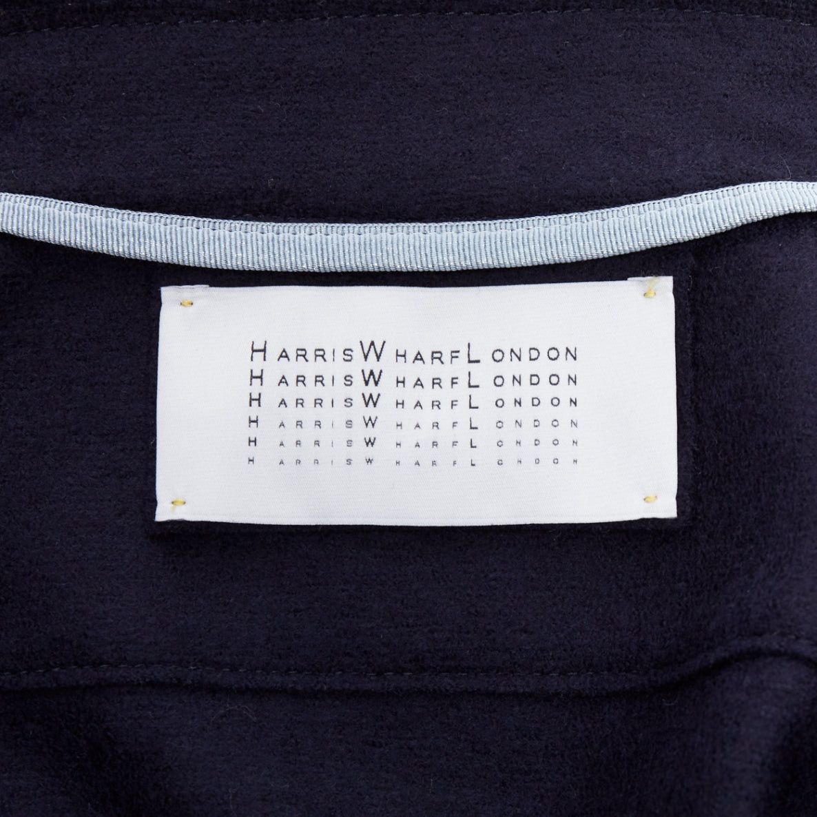 Harris Wharf London HARRIS WHARF LONDON navy virgin wool cropped biker jacket IT38 XS Size XS / US 0-2 / IT 36-38 - 9 Thumbnail