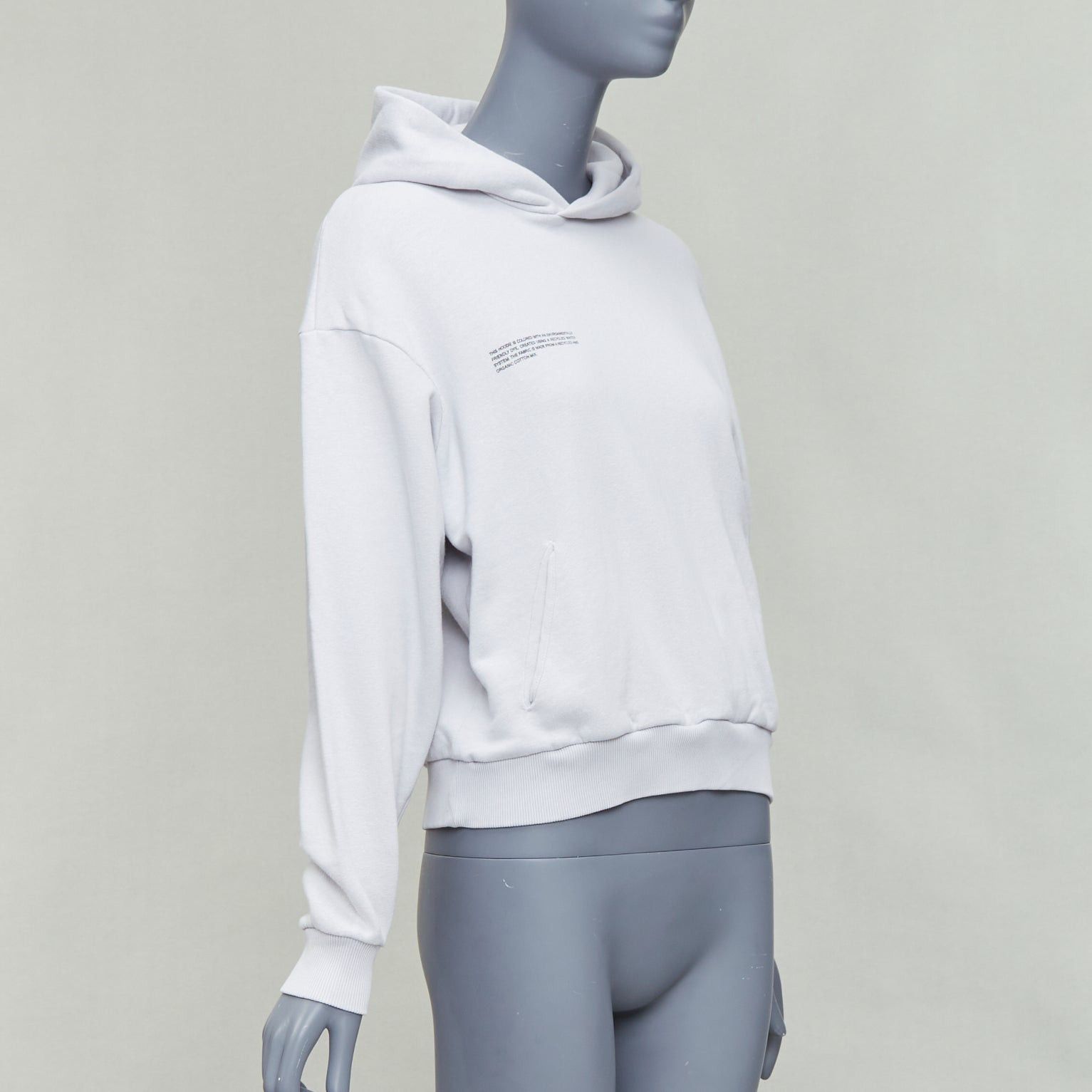Pangaia PANGAIA Set of 2 organic recycled cotton hoodie grey XXS white XXS Size XS / US 0-2 / IT 36-38 - 3 Thumbnail