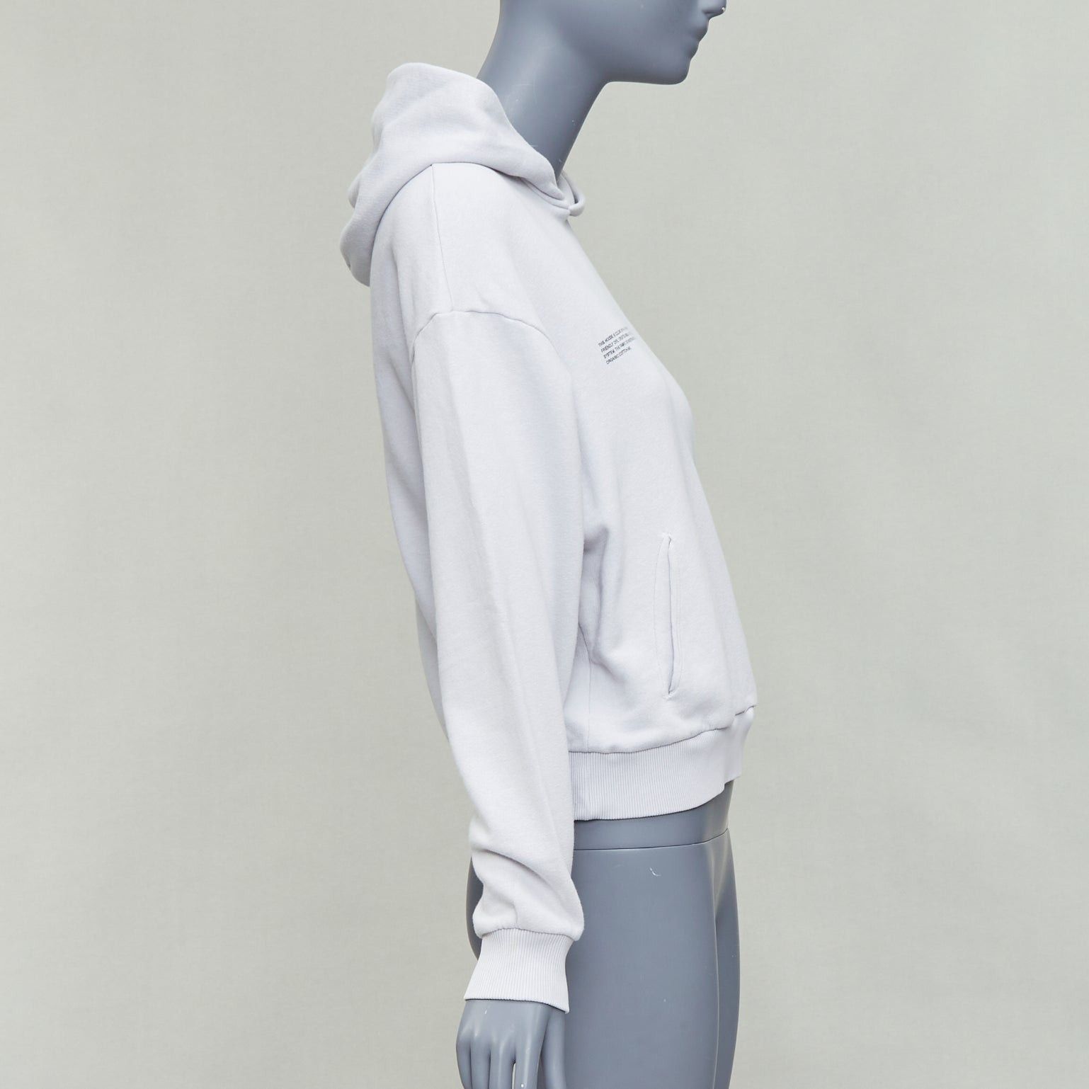 Pangaia PANGAIA Set of 2 organic recycled cotton hoodie grey XXS white XXS Size XS / US 0-2 / IT 36-38 - 4 Thumbnail