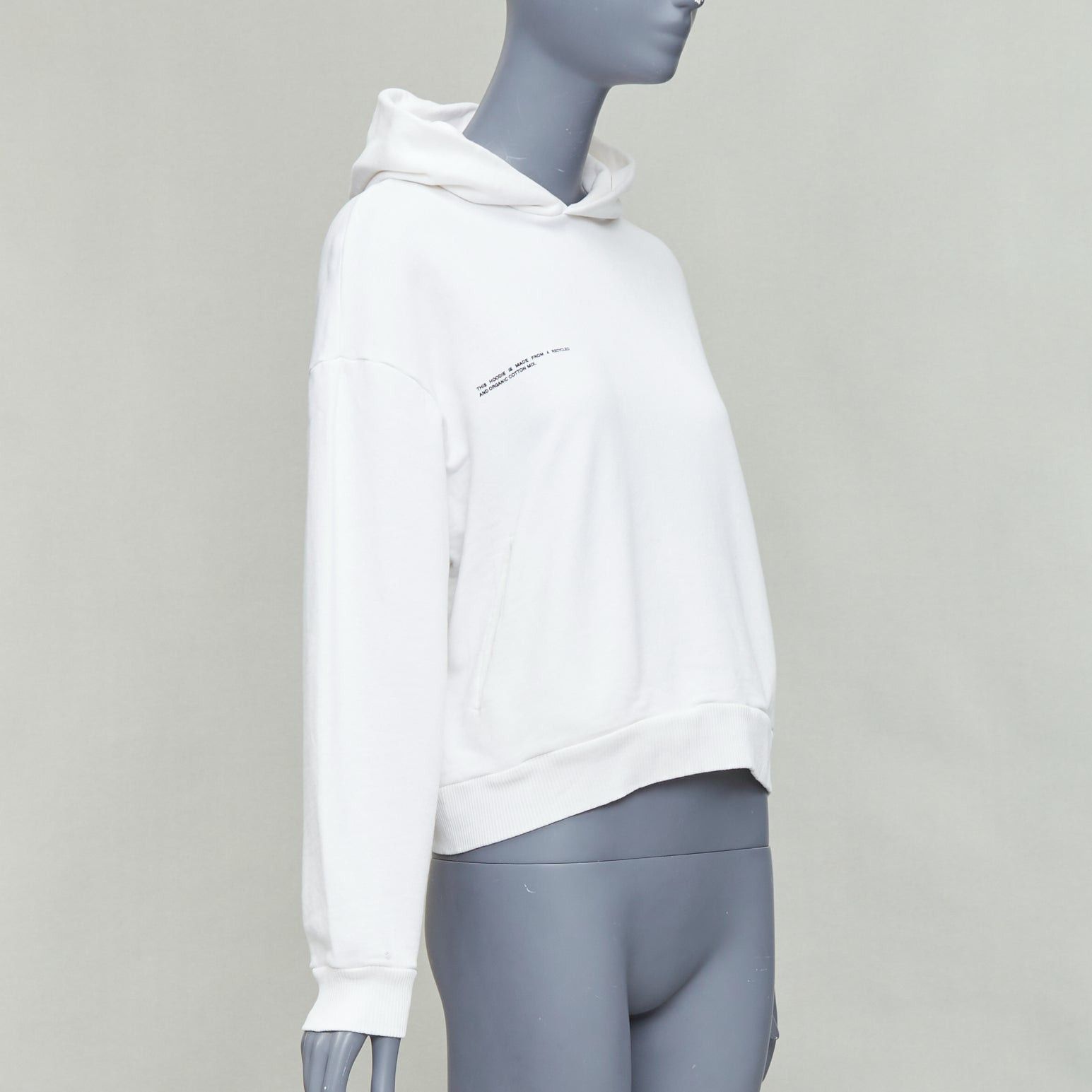 Pangaia PANGAIA Set of 2 organic recycled cotton hoodie grey XXS white XXS Size XS / US 0-2 / IT 36-38 - 7 Thumbnail