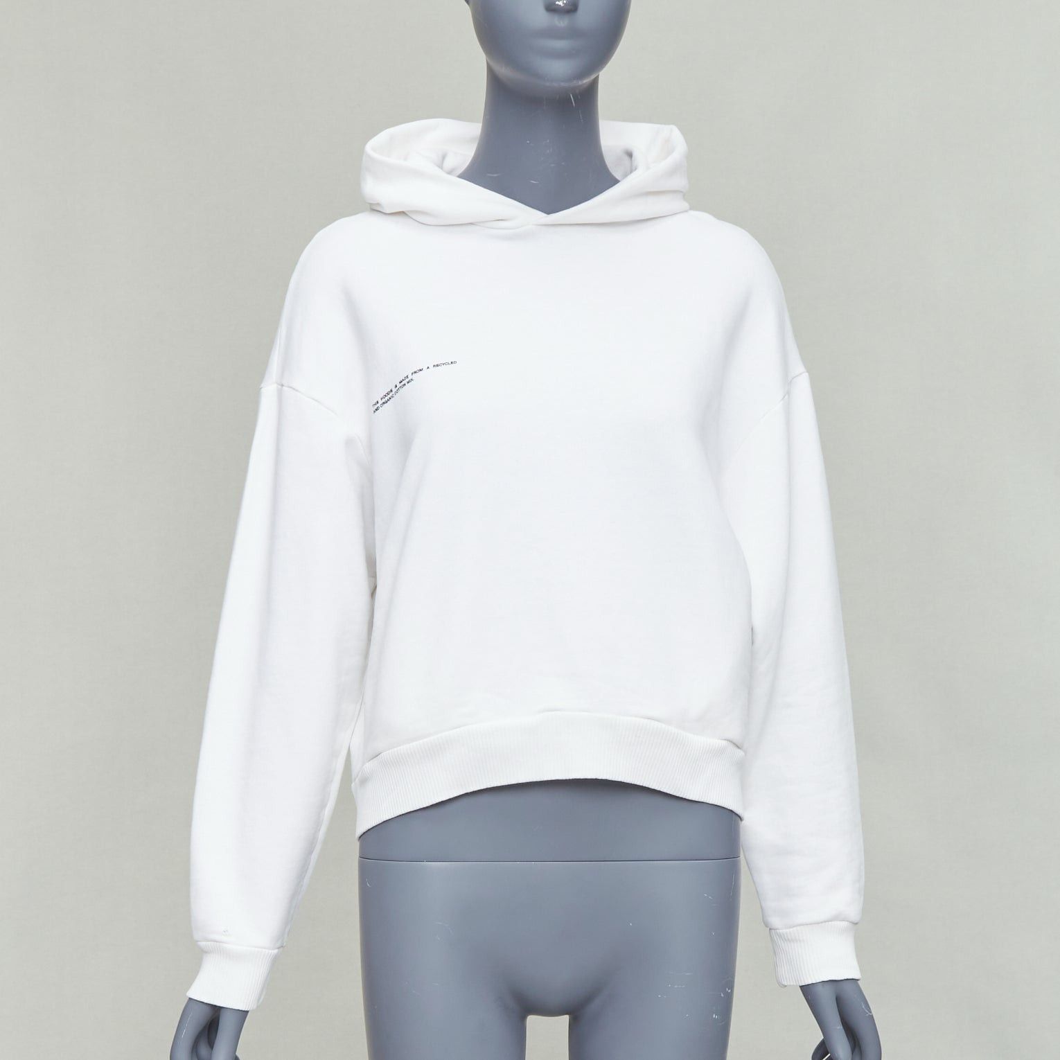 Pangaia PANGAIA Set of 2 organic recycled cotton hoodie grey XXS white XXS Size XS / US 0-2 / IT 36-38 - 2 Thumbnail