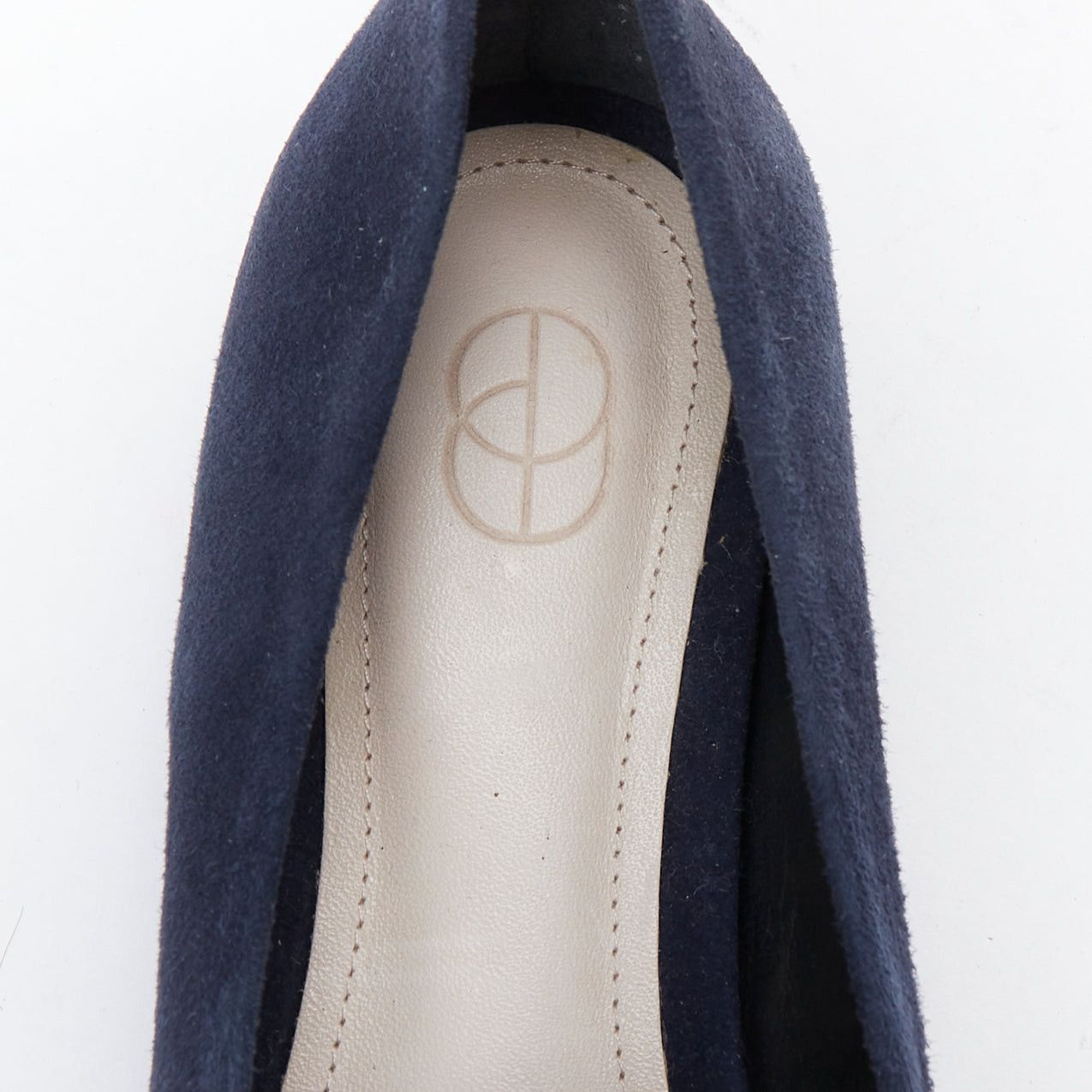 Other PORTE PAIRE navy suede leather classic minimal loafer flats EU36 Size US 6 / IT 36 - 9 Thumbnail