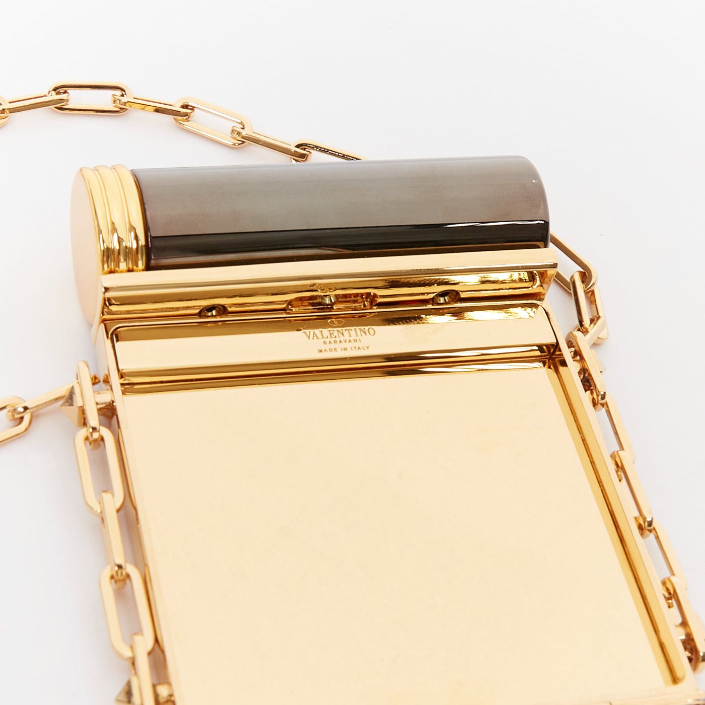 Valentino VALENTINO 2017 Runway Loveblade minaudiere compact mirror crossbody bag Size ONE SIZE - 7 Thumbnail