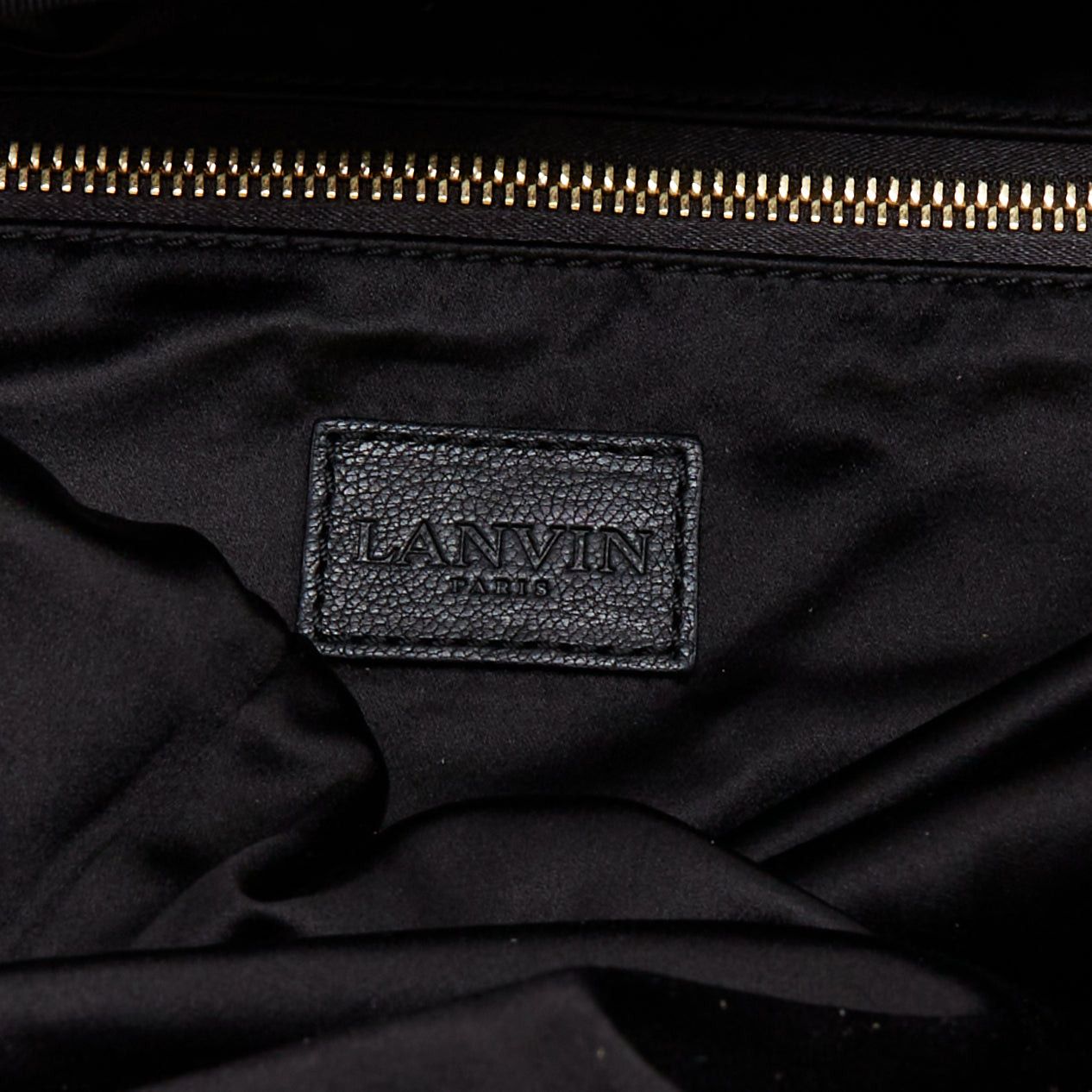 Lanvin LANVIN blue purple leopard print black bow strap shoulder tote bag Size ONE SIZE - 10 Thumbnail