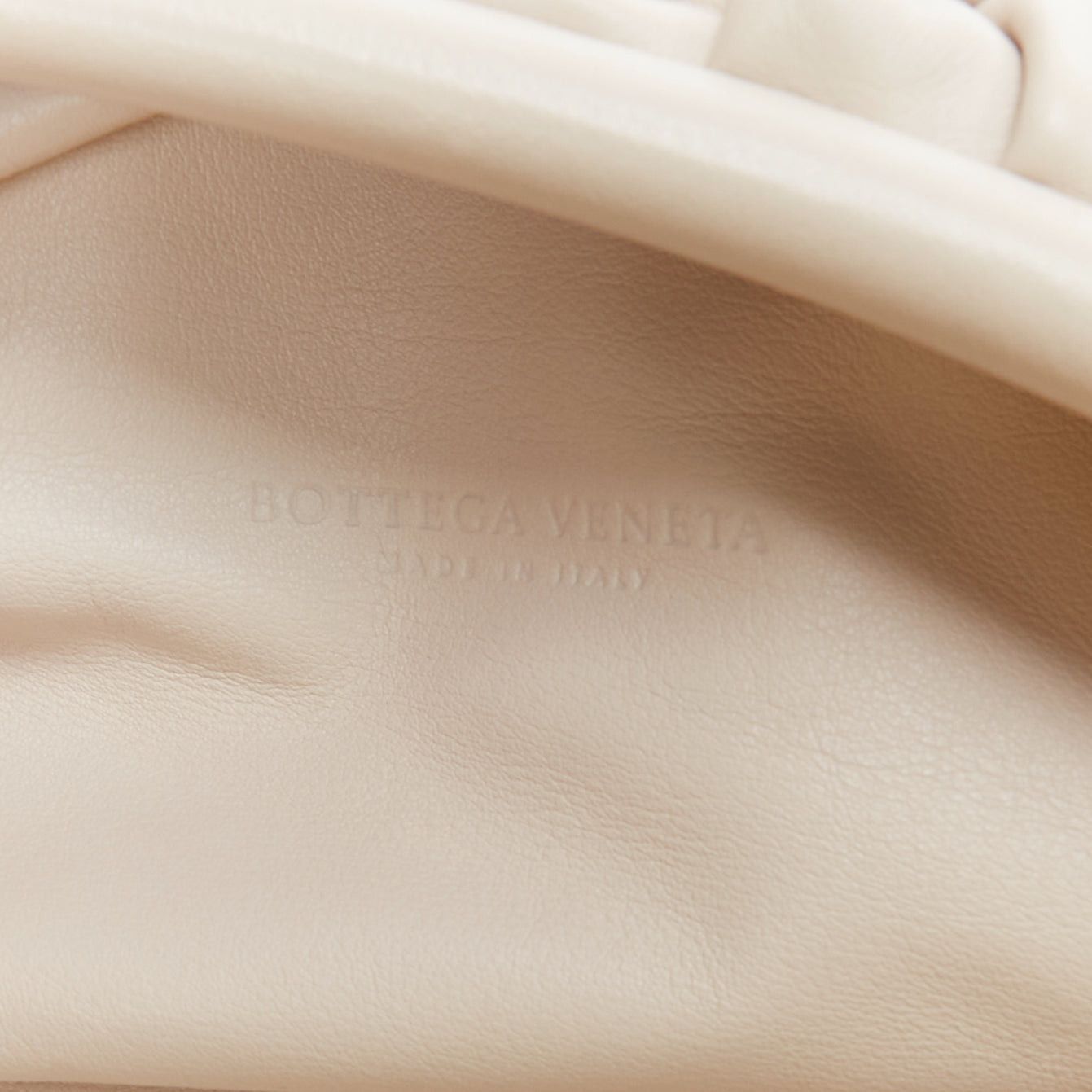 Bottega Veneta BOTTEGA VENETA Pouch off white cream soft leather oversized clutch bag Size ONE SIZE - 10 Thumbnail
