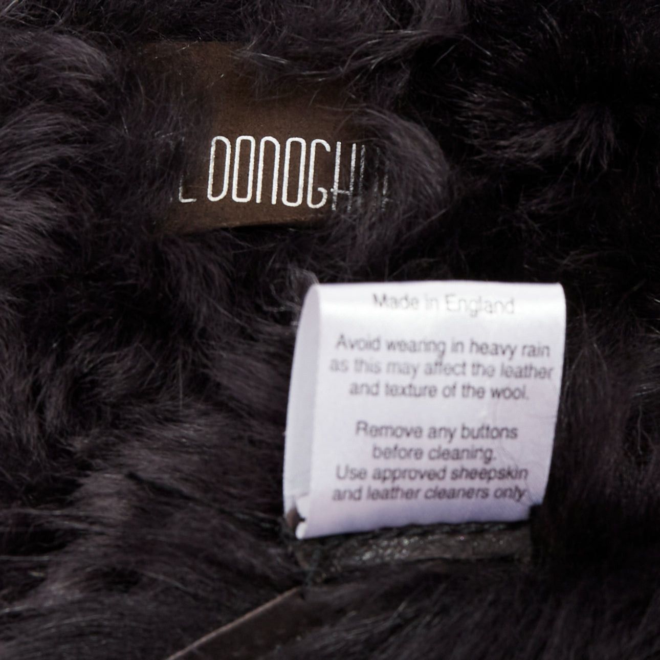 Karl Donoghue KARL DONOGHUE black lambskin leather fur lined asymmetric jagged hem vest XS Size S / US 4 / IT 40 - 9 Thumbnail