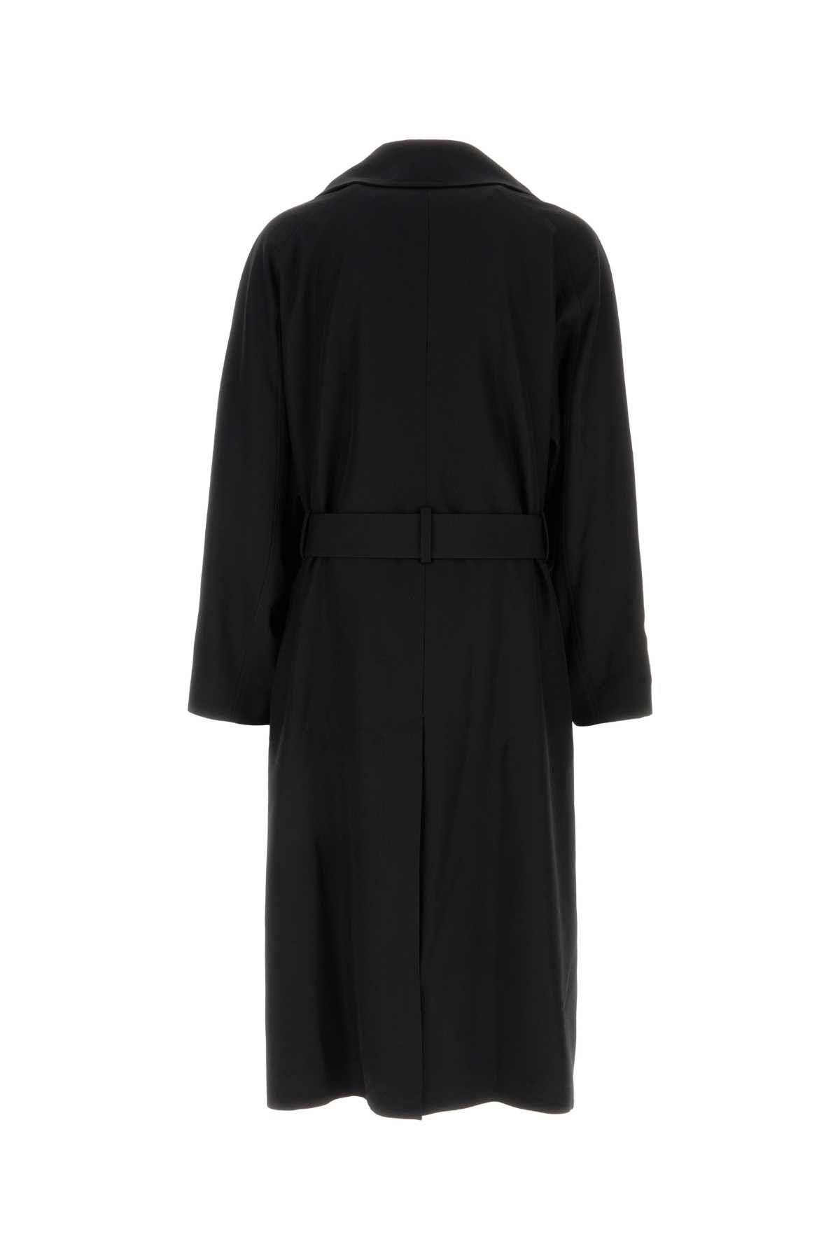 Saint Laurent Paris Black Gabardine Trench Coat Size US M / EU 48-50 / 2 - 2 Thumbnail