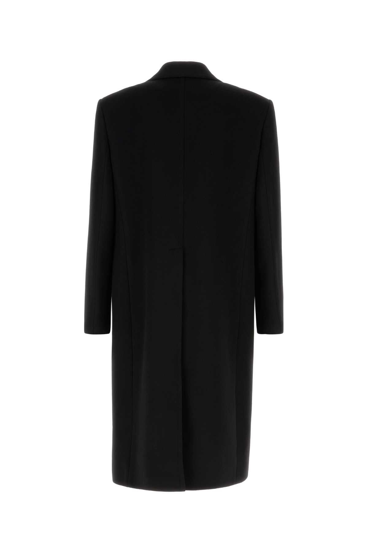 Gucci Black Wool Blend Coat Size US L / EU 52-54 / 3 - 2 Thumbnail