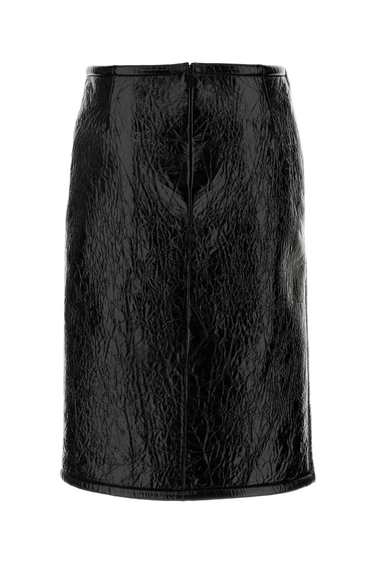 Gucci Black Leather Skirt Size 28" / US 6 / IT 42 - 2 Thumbnail