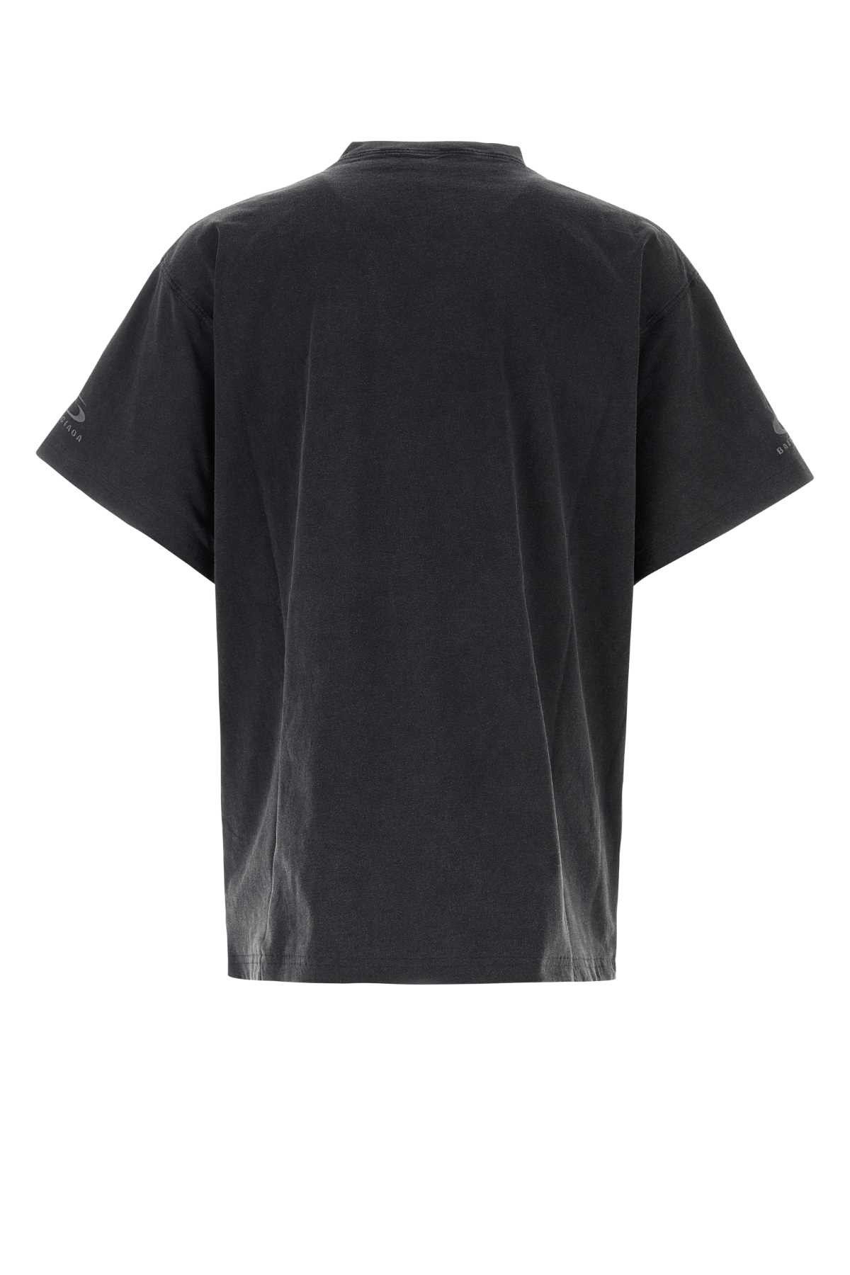 Balenciaga Slate Cotton Oversize Reversbile T-Shirt Size US S / EU 44-46 / 1 - 2 Thumbnail