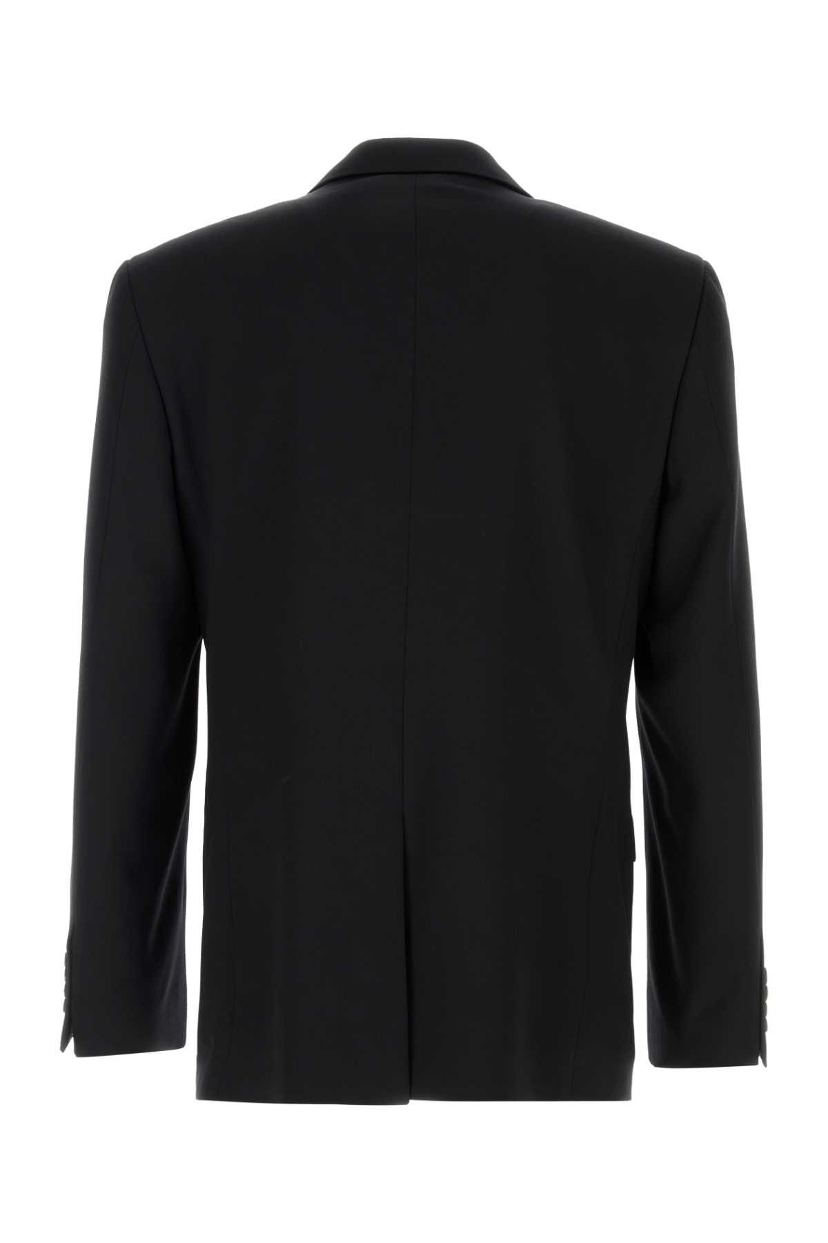 Balenciaga Black Wool Blazer Size US M / EU 48-50 / 2 - 2 Thumbnail