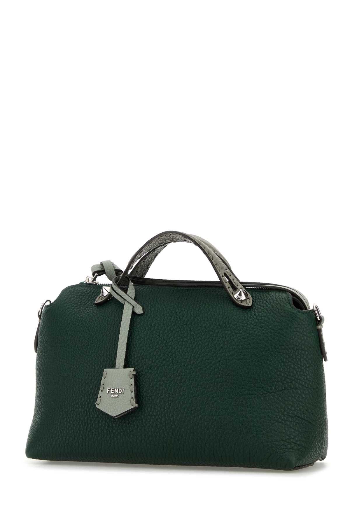 Fendi Bottle Green Leather Medium By The Way Handbag Size ONE SIZE - 2 Thumbnail