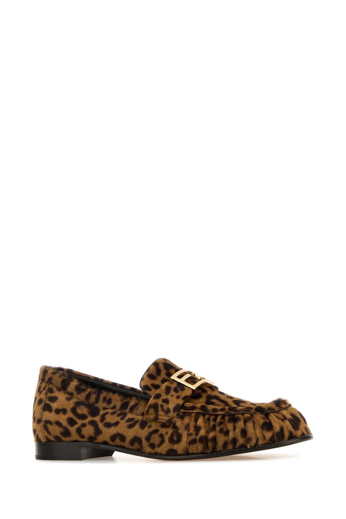 Fendi Printed Calf Hair Baguette Loafers Size US 11 / IT 41 - 2 Thumbnail
