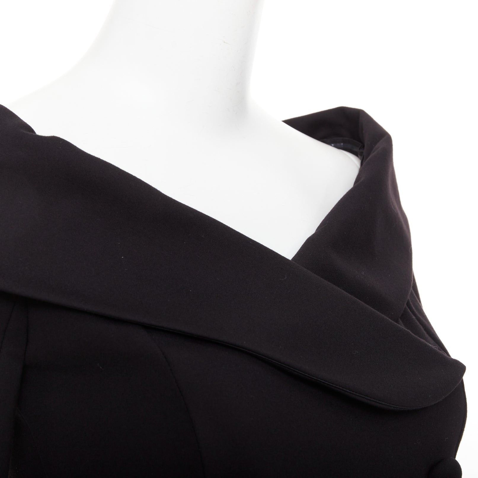 DOROTHEE SCHUMACHER DORATHEE SCHUMACHER Emotional Essense black crop off shoulder cropped top US1 XS Size S / US 4 / IT 40 - 2 Thumbnail