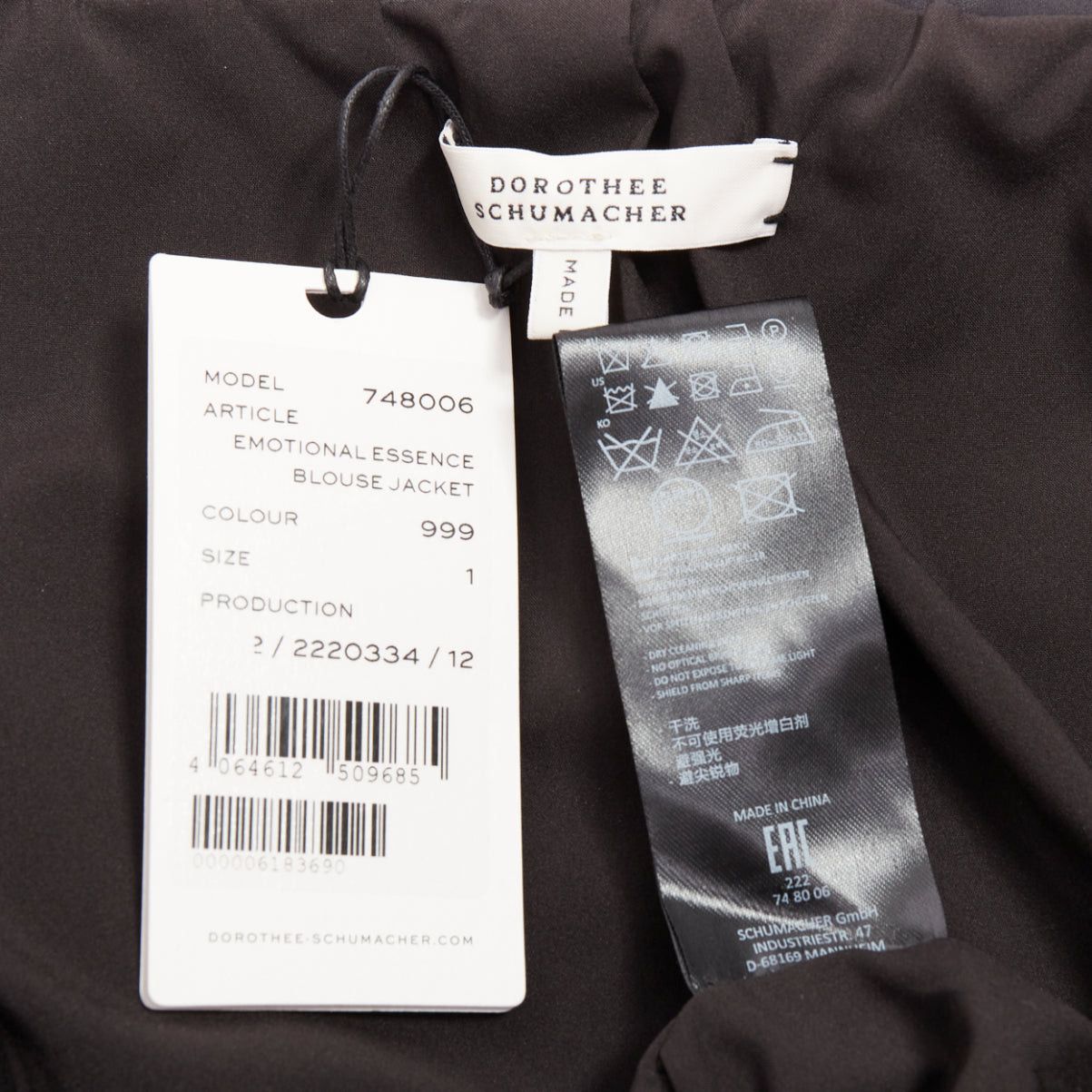 DOROTHEE SCHUMACHER DORATHEE SCHUMACHER Emotional Essense black crop off shoulder cropped top US1 XS Size S / US 4 / IT 40 - 8 Thumbnail
