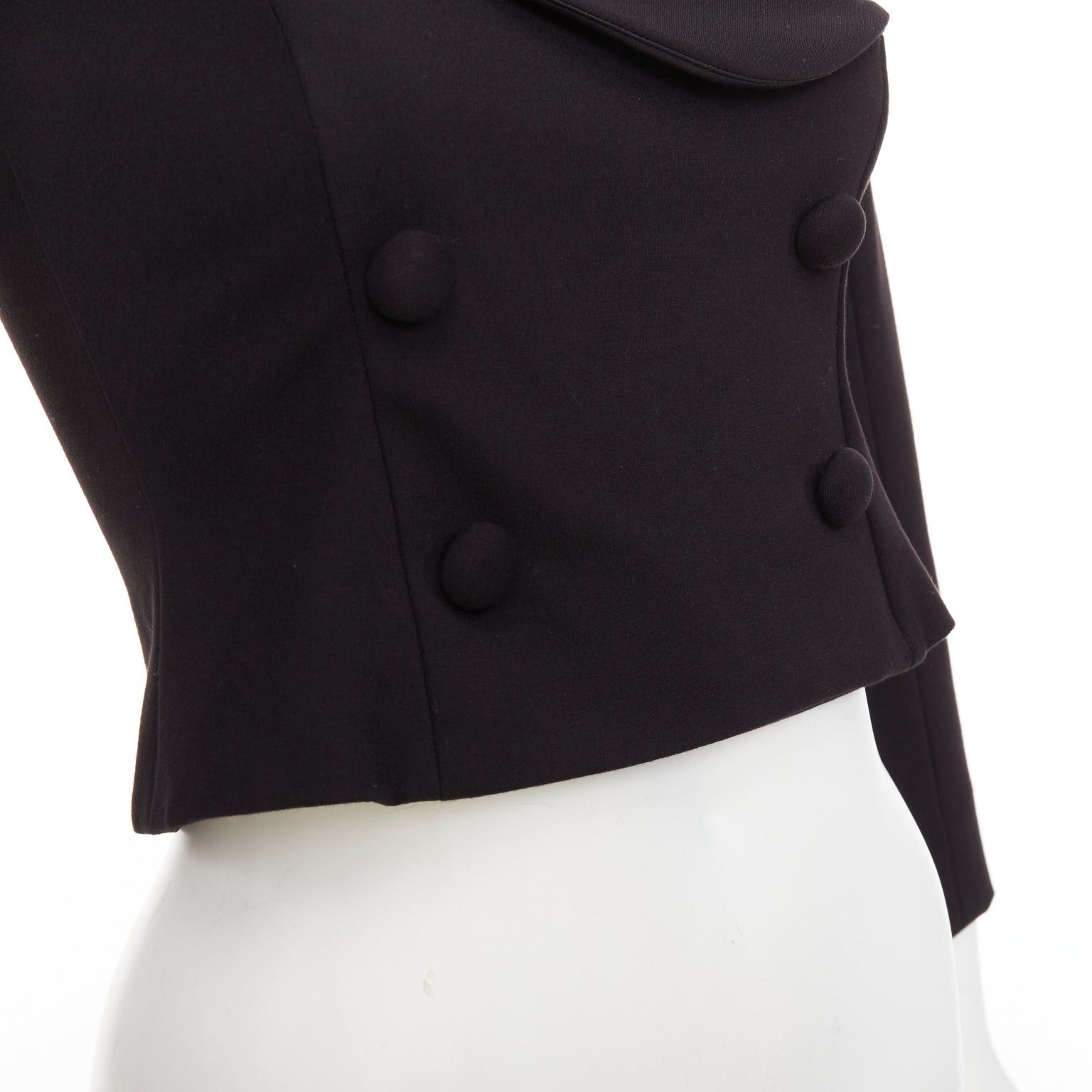 DOROTHEE SCHUMACHER DORATHEE SCHUMACHER Emotional Essense black crop off shoulder cropped top US1 XS Size S / US 4 / IT 40 - 7 Thumbnail