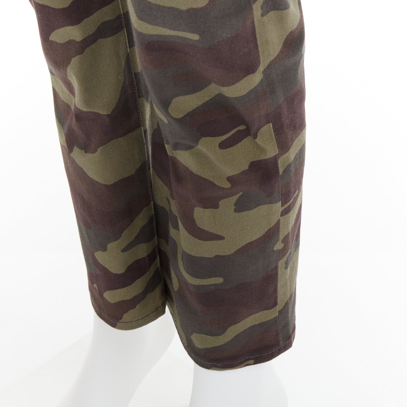 Dior DIOR HOMME green Army Camouflage skinny denim cropped jeans 30" Size US 28 / EU 44 - 7 Thumbnail