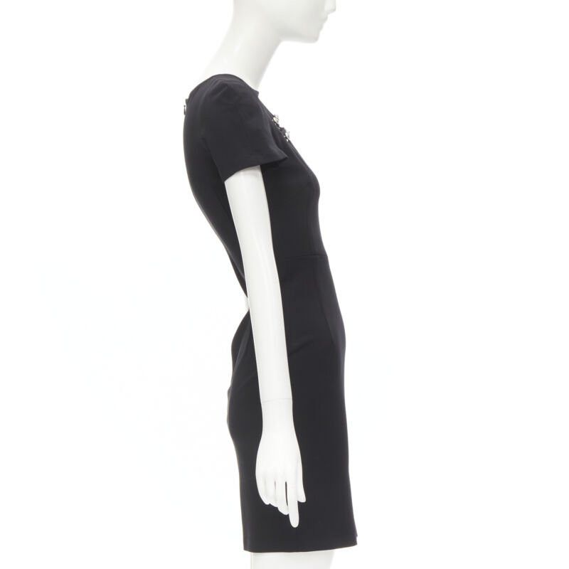 Versus VERSUS VERSACE Lionhead punk safety pin slash slit dress IT38 XS Size XS / US 0-2 / IT 36-38 - 4 Thumbnail