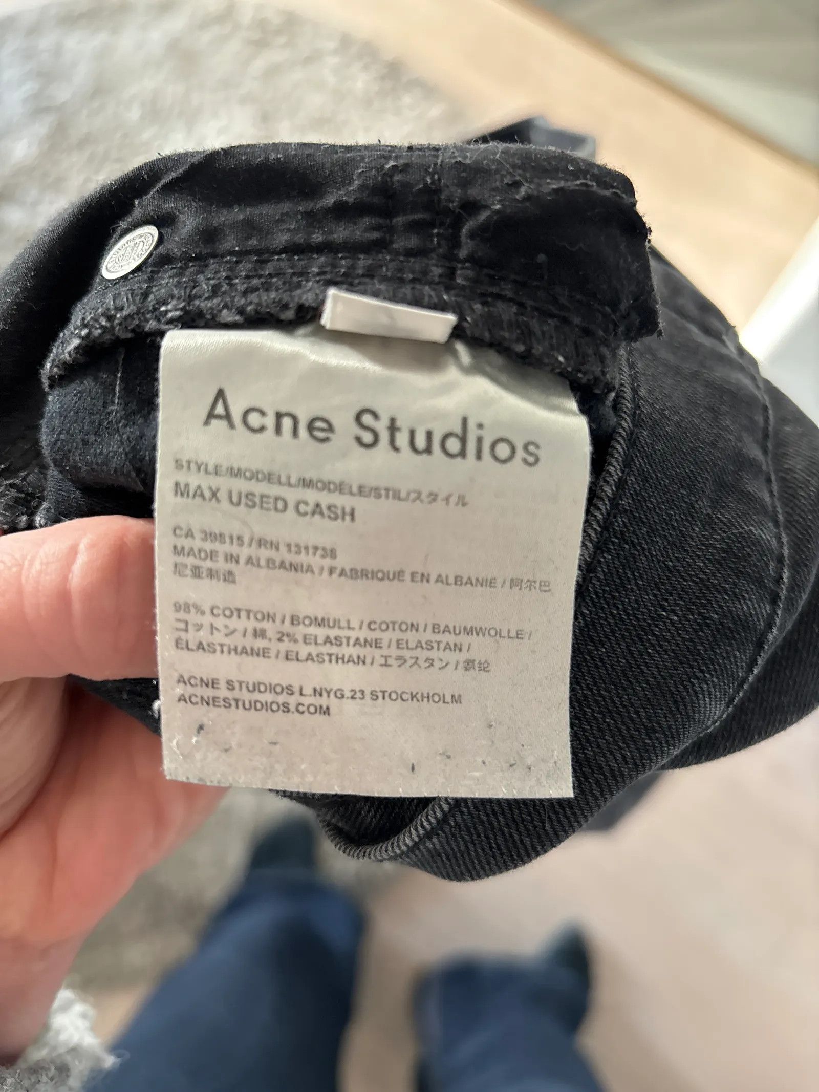 Acne Studios Acne Studios Jeans Size US 31 - 3 Thumbnail