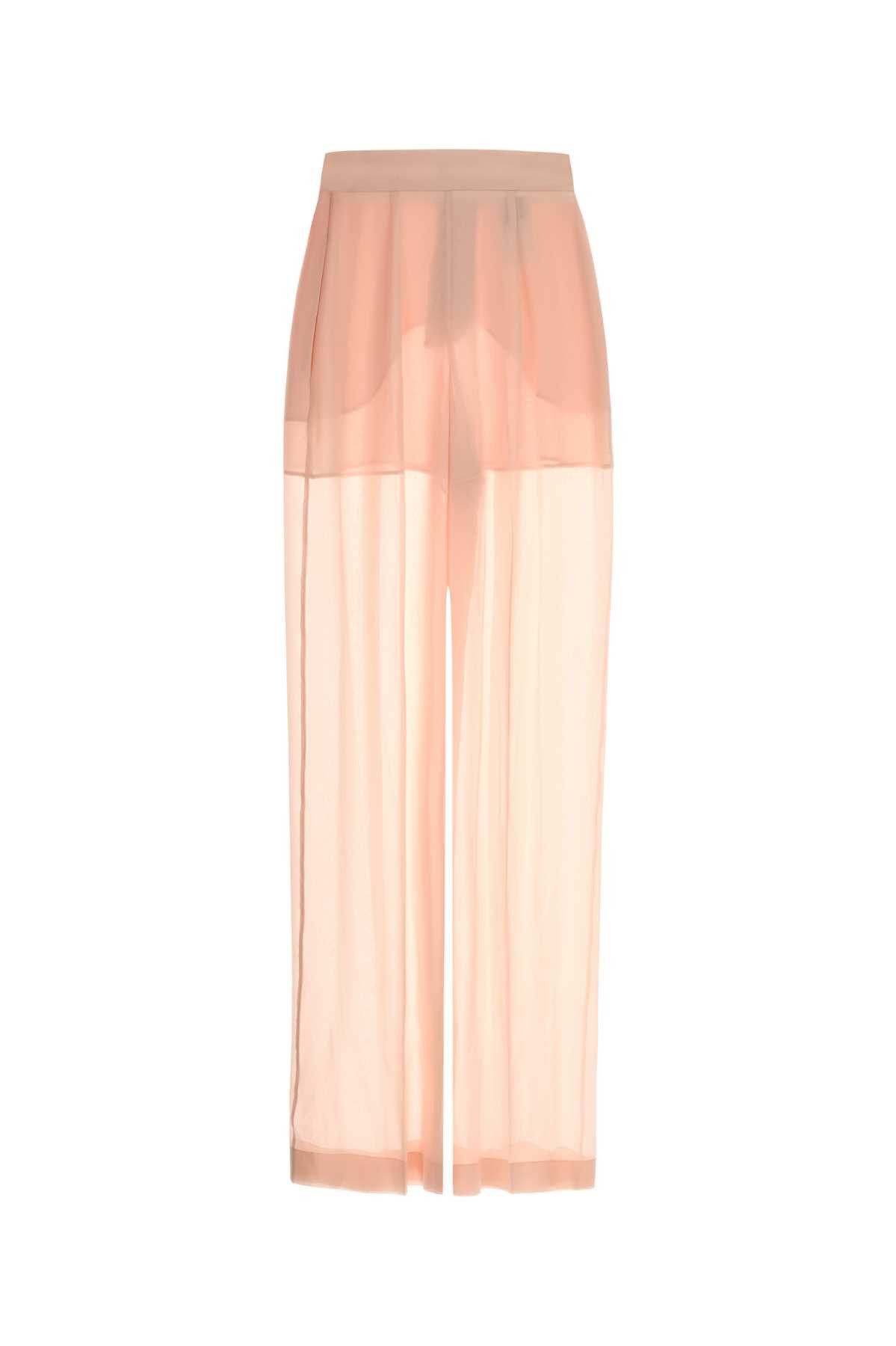 Alberta Ferretti Pink Silk Wide-Leg Pant Size 27" / US 4 / IT 40 - 2 Thumbnail