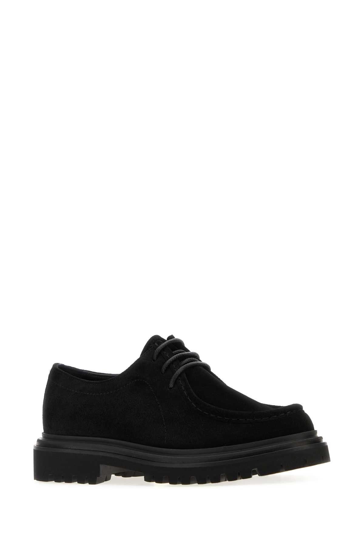 Dolce & Gabbana Black Suede Lace-Up Shoes Size US 8.5 / EU 41-42 - 2 Thumbnail