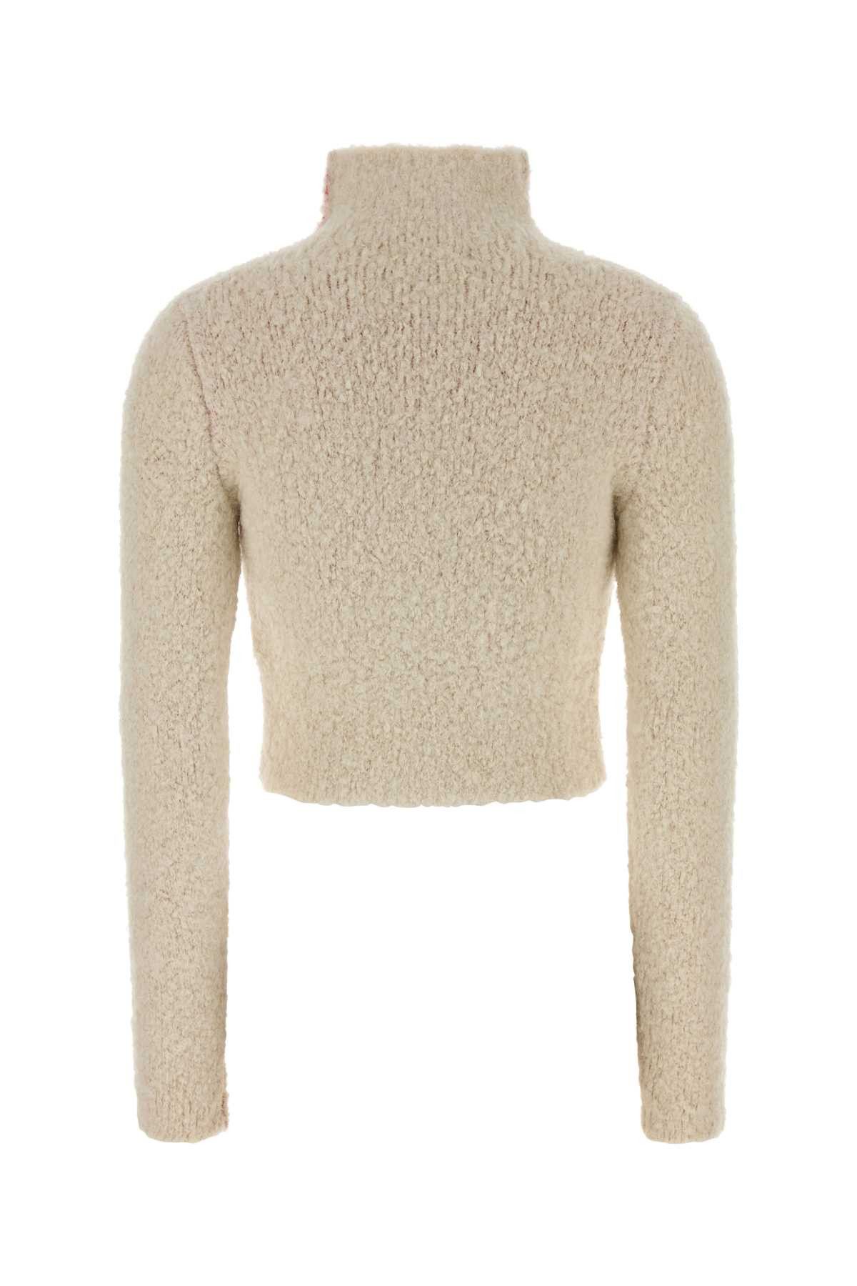 Diesel Ivory Stretch Alpaca Blend Cardigan Size L / US 10 / IT 46 - 2 Thumbnail