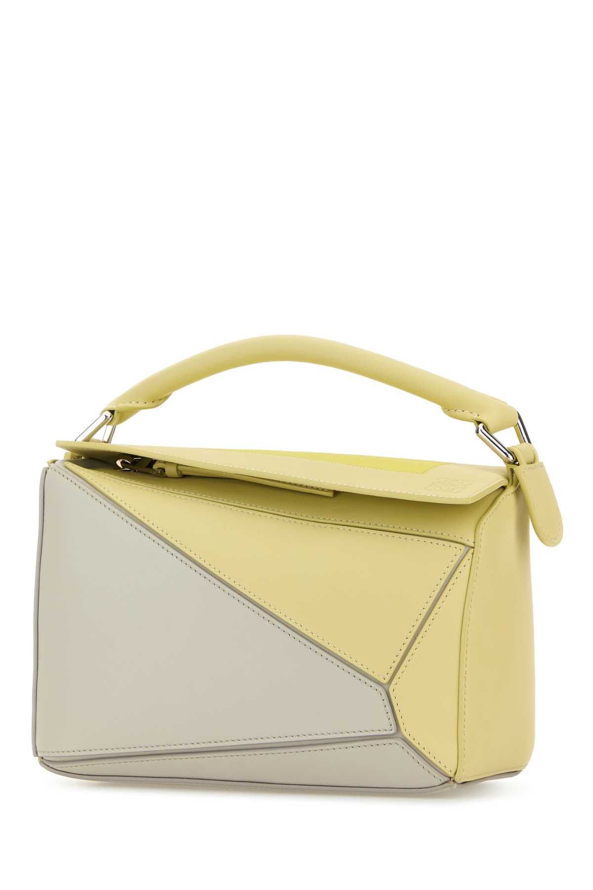 Loewe Multicolor Leather Loewe X Josef And Anni Albers Small Puzzle Handbag Size ONE SIZE - 2 Thumbnail