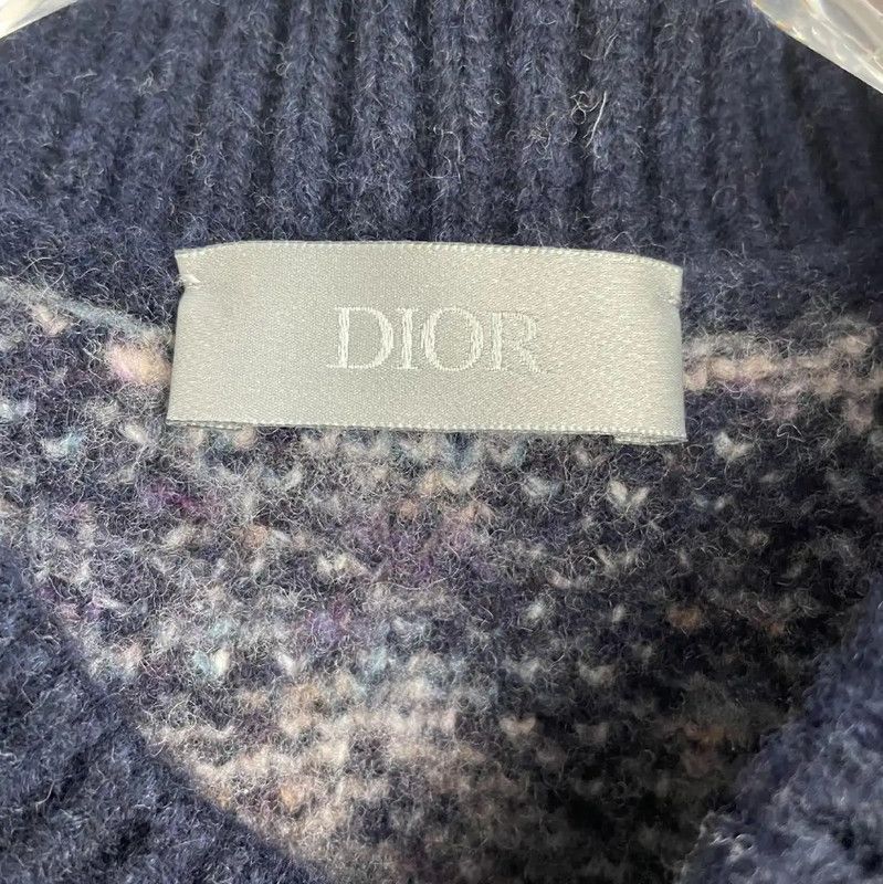 Dior Dior Navy Wool Pullover Sweater for Women 0089 Size XS / US 0-2 / IT 36-38 - 6 Thumbnail