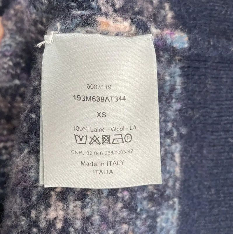 Dior Dior Navy Wool Pullover Sweater for Women 0089 Size XS / US 0-2 / IT 36-38 - 5 Thumbnail
