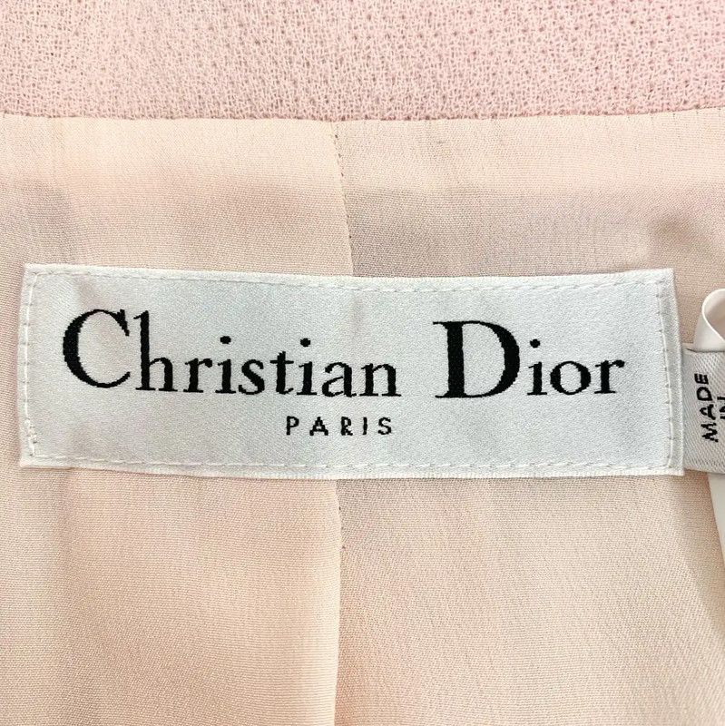 Dior Dior Light Pink Women's Wool Jacket 0089 Size XS / US 0-2 / IT 36-38 - 6 Thumbnail