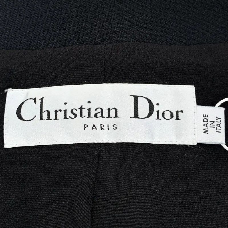Dior Dior Black Wool Women's Jacket 0089 Size S / US 4 / IT 40 - 5 Thumbnail