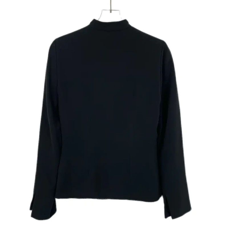 Dior Dior Black Silk Pullover Sweater for Women 0089 Size XXS / US 00 / IT 34 - 2 Thumbnail