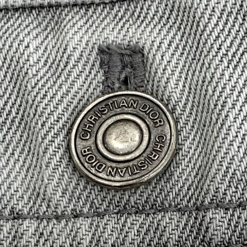 Dior Dior Women’s Gray White Cotton Jacket 0089 Size XXS / US 00 / IT 34 - 6 Thumbnail