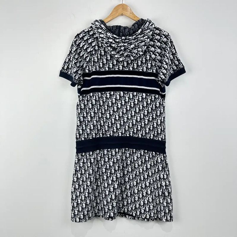 Dior Dior Navy Cotton Dress for Women 0089 Size M / US 6-8 / IT 42-44 - 2 Thumbnail