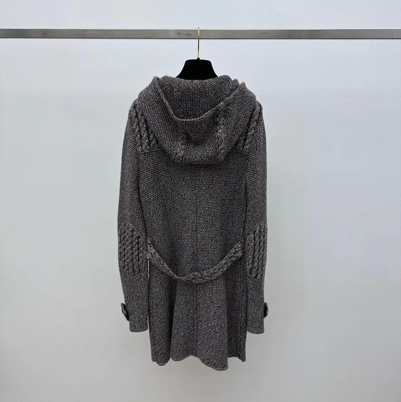 Dior Dior Gray Hooded Pullover Sweater 0089 Size S / US 4 / IT 40 - 2 Thumbnail