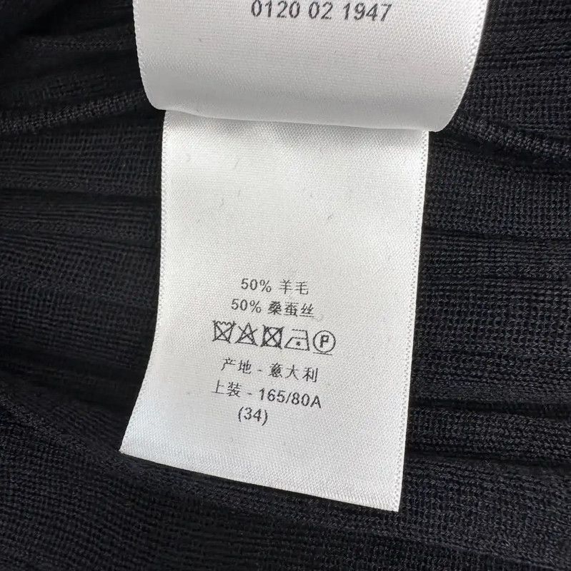 Dior Dior Black Women's Midi Dress 0089 Size M / US 6-8 / IT 42-44 - 7 Thumbnail