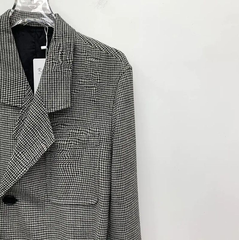 Dior Dior Women's Gray Wool Coat 0089 Size L / US 10 / IT 46 - 3 Thumbnail