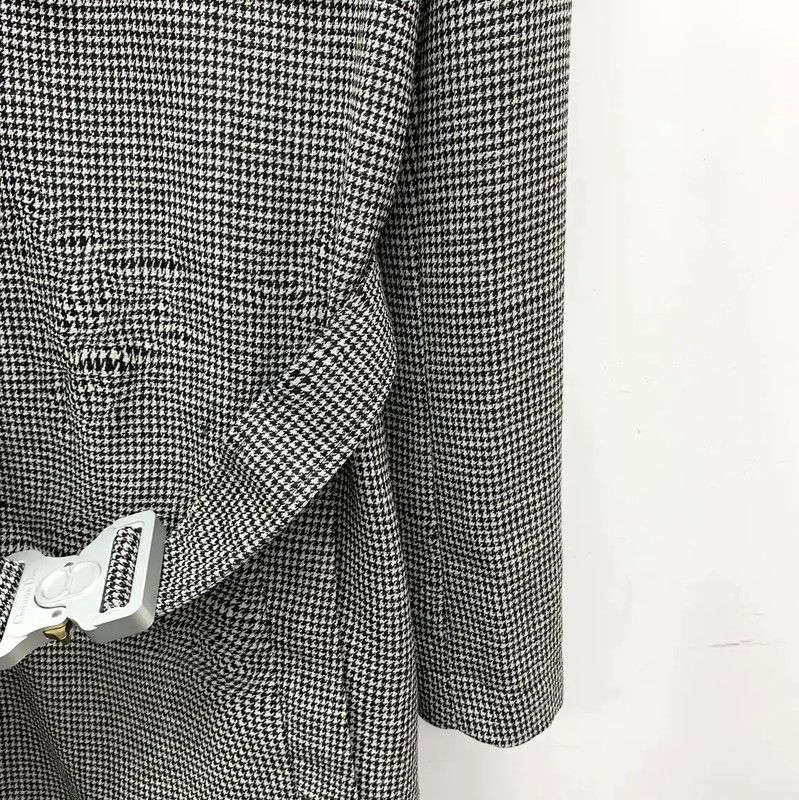 Dior Dior Women's Gray Wool Coat 0089 Size L / US 10 / IT 46 - 4 Thumbnail