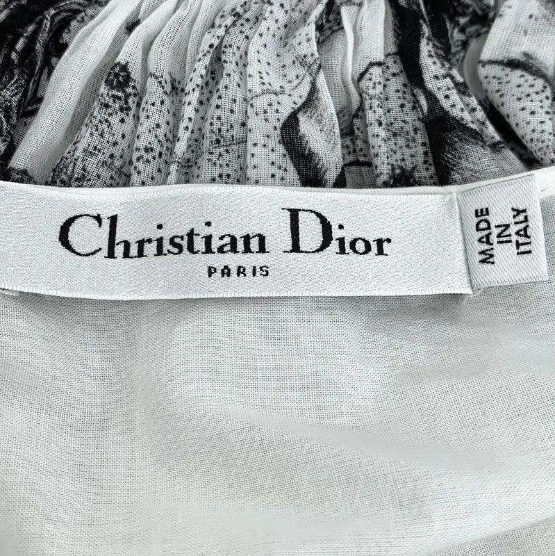 Dior Dior Color-Block Cotton Women's Skirt 0089 Size 22" - 7 Thumbnail