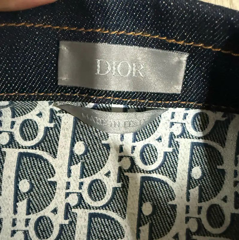 Dior Dior Women's Denim Jacket in Deep Blue 0089 Size ONE SIZE - 5 Thumbnail