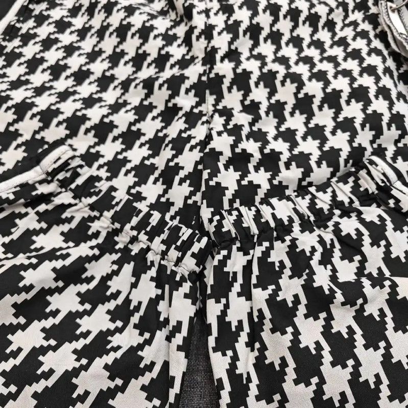 Dior Dior Grey Houndstooth Women's Casual Pants 0089 Size 23" - 6 Thumbnail
