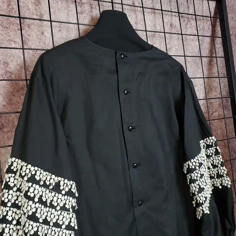 Dior Dior Black Cotton Blend Embroidered Cardigan 0089 Size M / US 6-8 / IT 42-44 - 9 Thumbnail