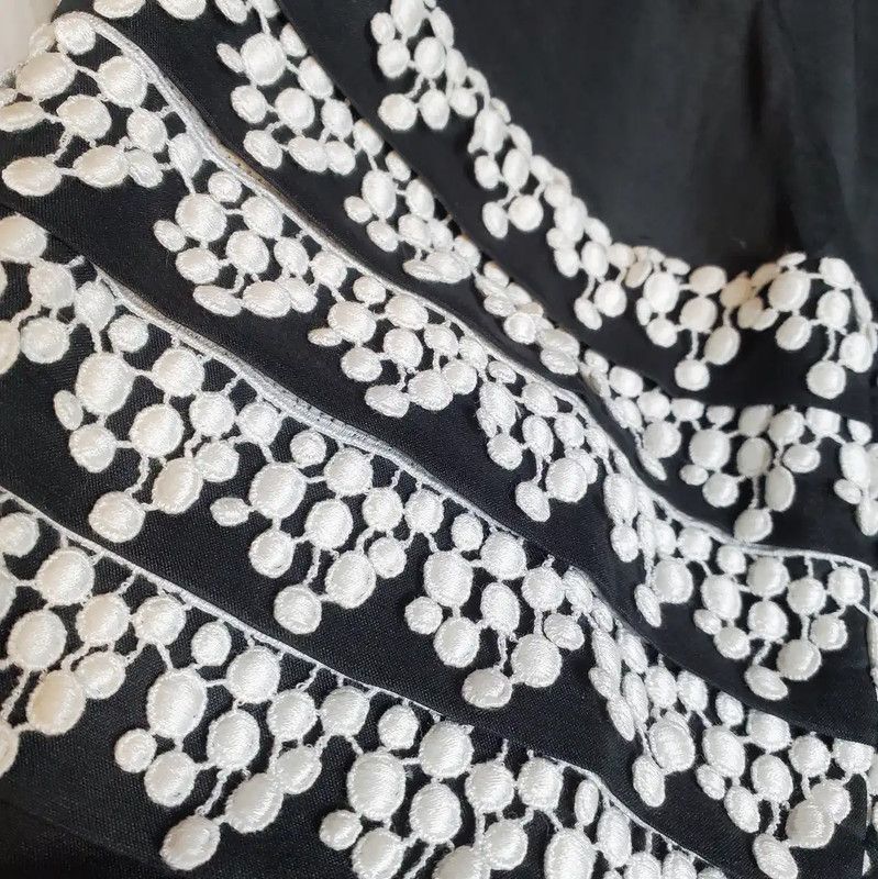 Dior Dior Black Cotton Blend Embroidered Cardigan 0089 Size M / US 6-8 / IT 42-44 - 10 Thumbnail