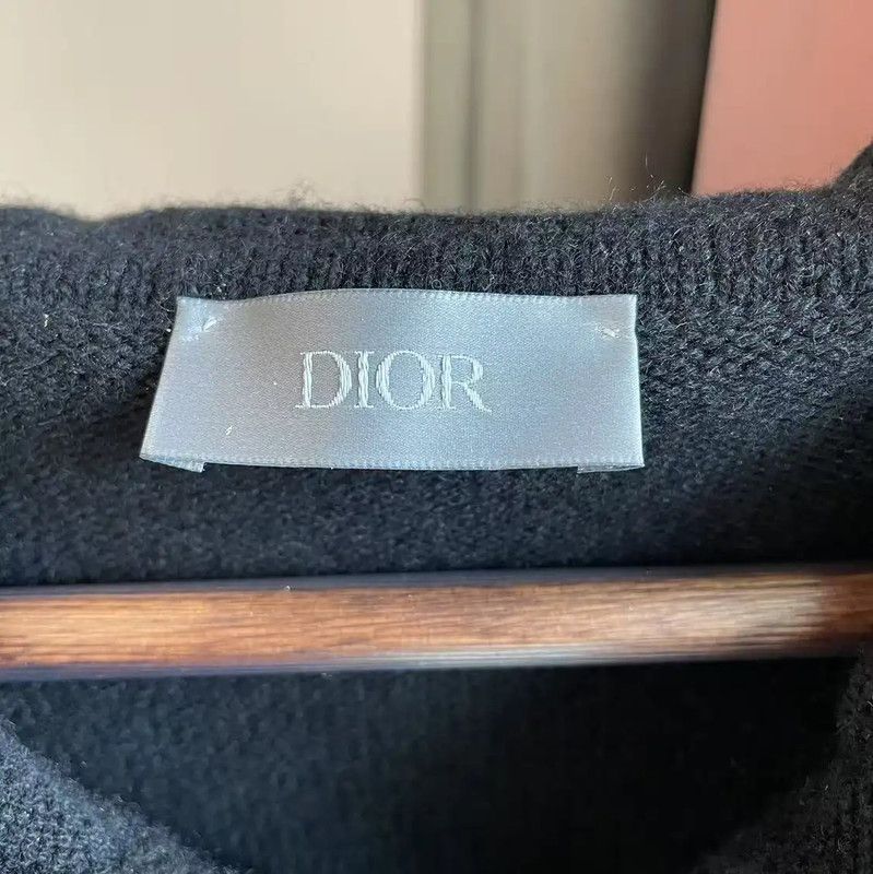 Dior Dior Black Cashmere Hooded Sweater 0089 Size M / US 6-8 / IT 42-44 - 4 Thumbnail
