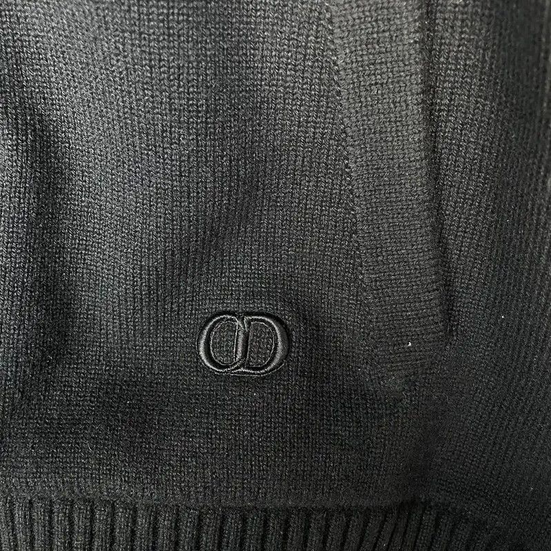 Dior Dior Black Cashmere Hooded Sweater 0089 Size M / US 6-8 / IT 42-44 - 3 Thumbnail