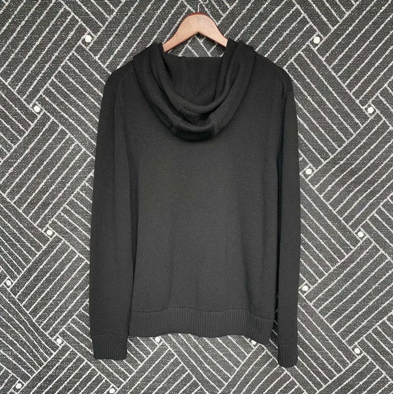 Dior Dior Black Cashmere Hooded Sweater 0089 Size M / US 6-8 / IT 42-44 - 2 Thumbnail
